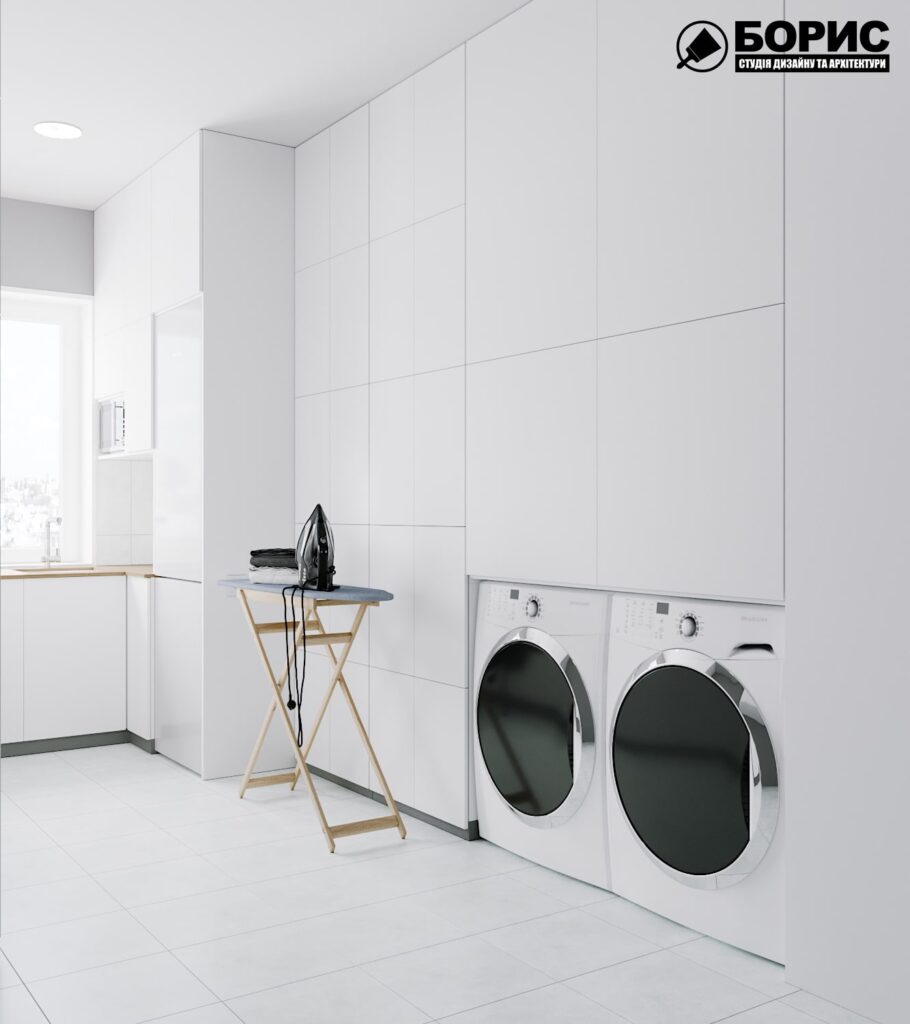 Дизайн-проект гостиницы "CITY LIFE", помещение для персонала вид сбоку