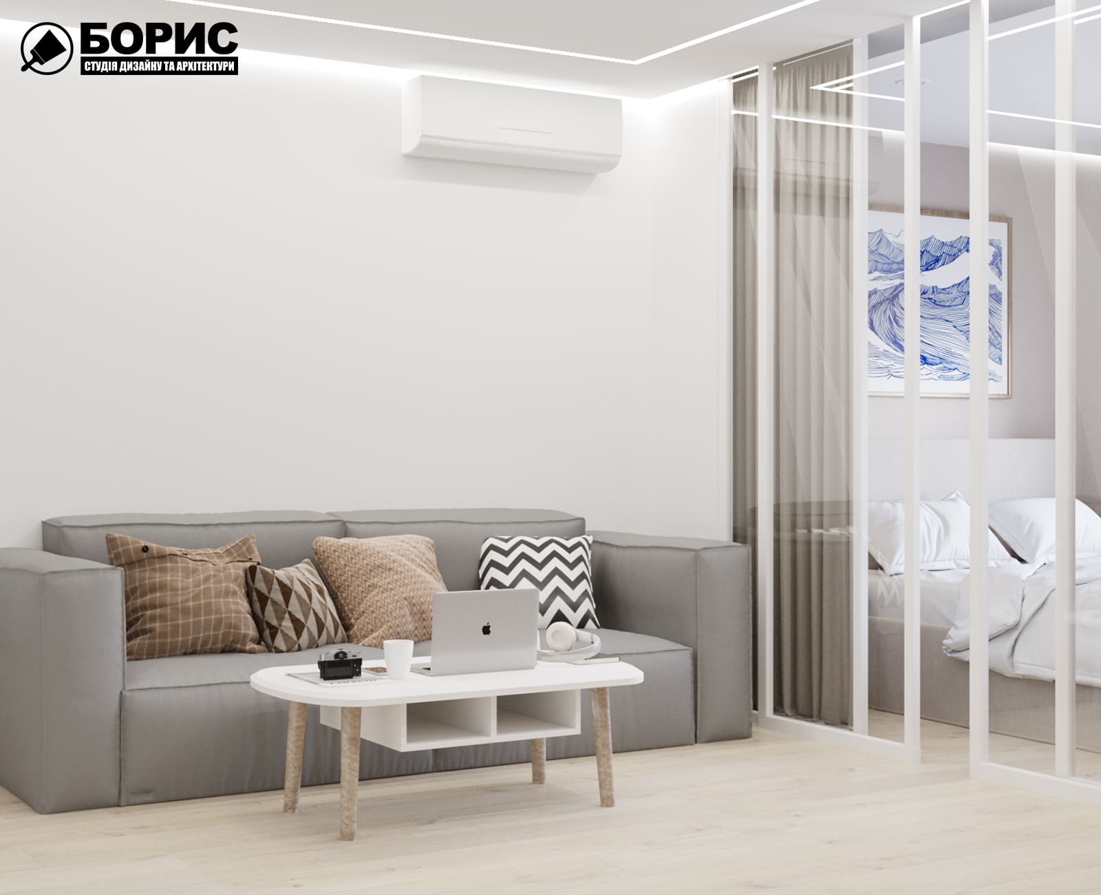 Дизайн-проект интерьера трехкомнатной квартиры по пр. В. Маяковского ...