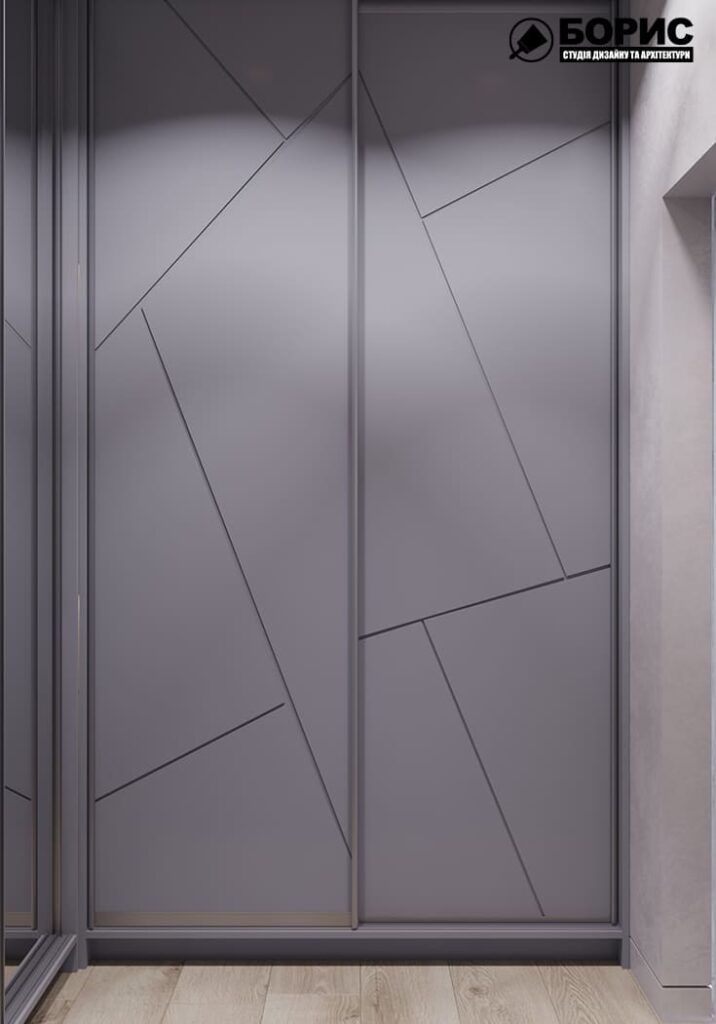 Дизайн-проект интерьера двухкомнатной квартиры ЖК «Журавли», гардероб