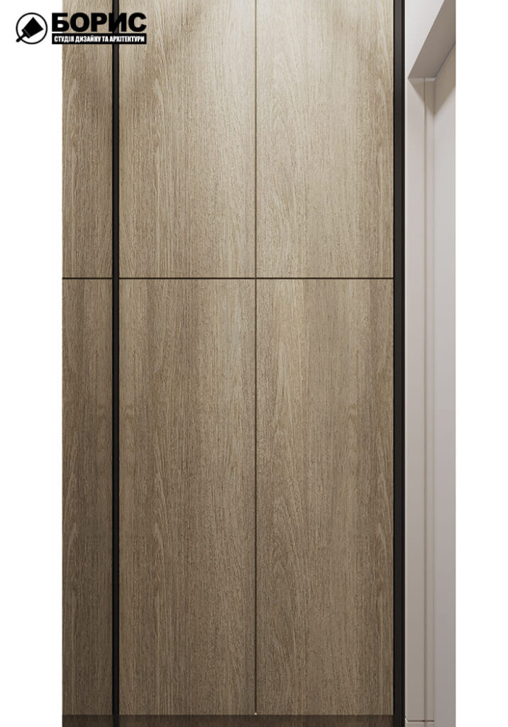 Дизайн-проект интерьера двухкомнатной квартиры ЖК «Журавли», кладовая -правая сторона