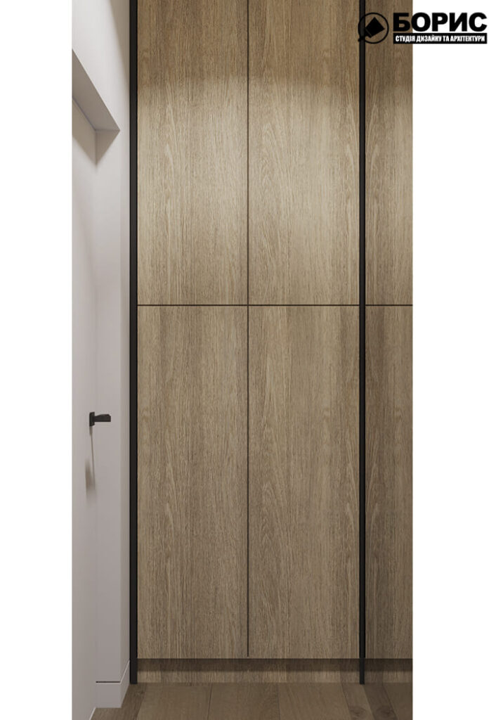 Дизайн-проект интерьера двухкомнатной квартиры ЖК «Журавли», кладовая левая сторона