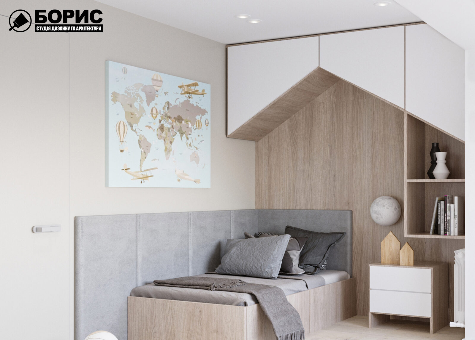 Дизайн интерьера детской Киев, Фото №2