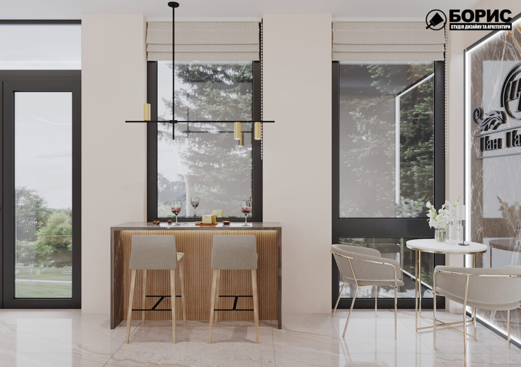 Дизайн ресторану в класичному стилі