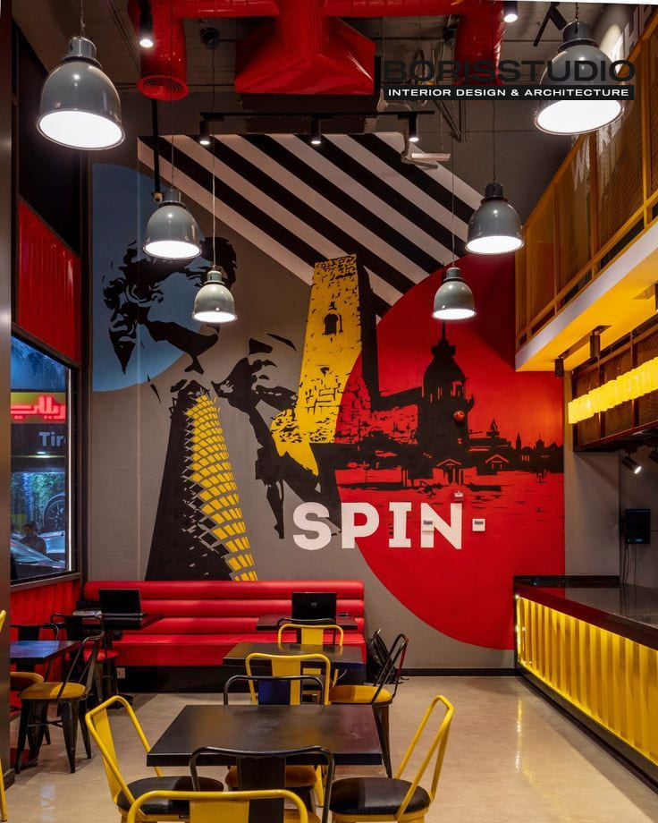 Дизайн інтер’єру доставки піци