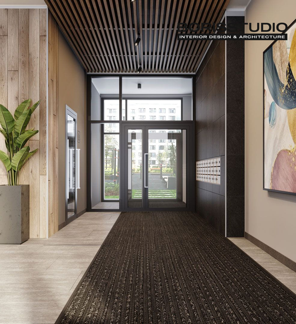 Дизайн интерьера подъезда, фото №4