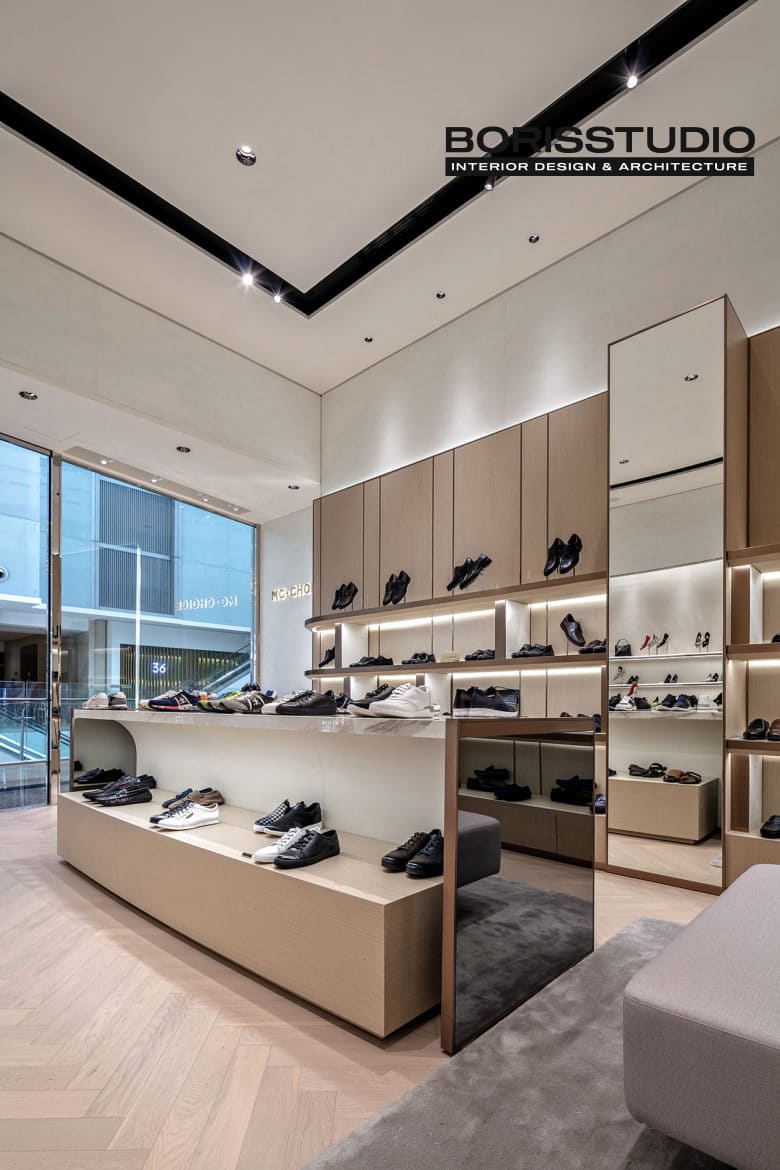 Дизайн интерьера магазина обуви