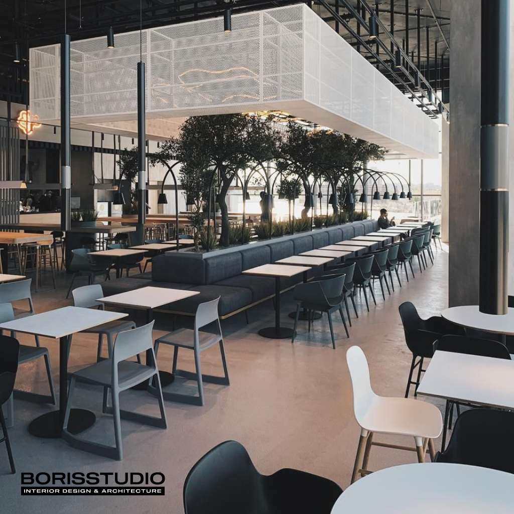 Дизайн интерьера фудкорта