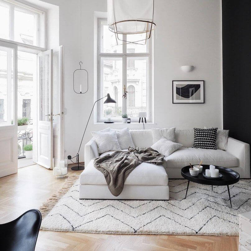 Скандинавский стиль в интерьере квартиры №1