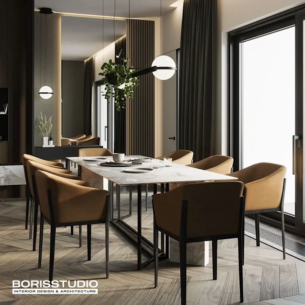 Дизайн столовой комнаты, Фото №6