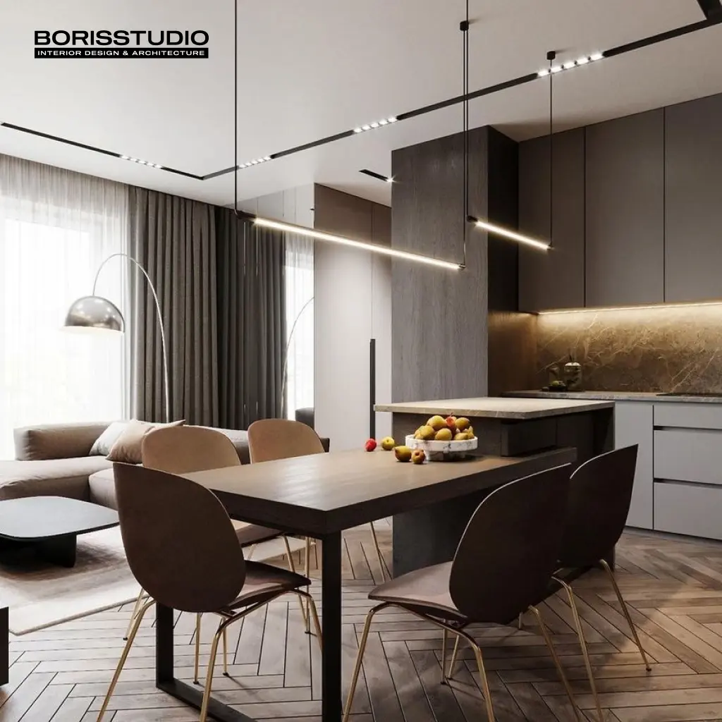 Дизайн столовой комнаты, Фото №5