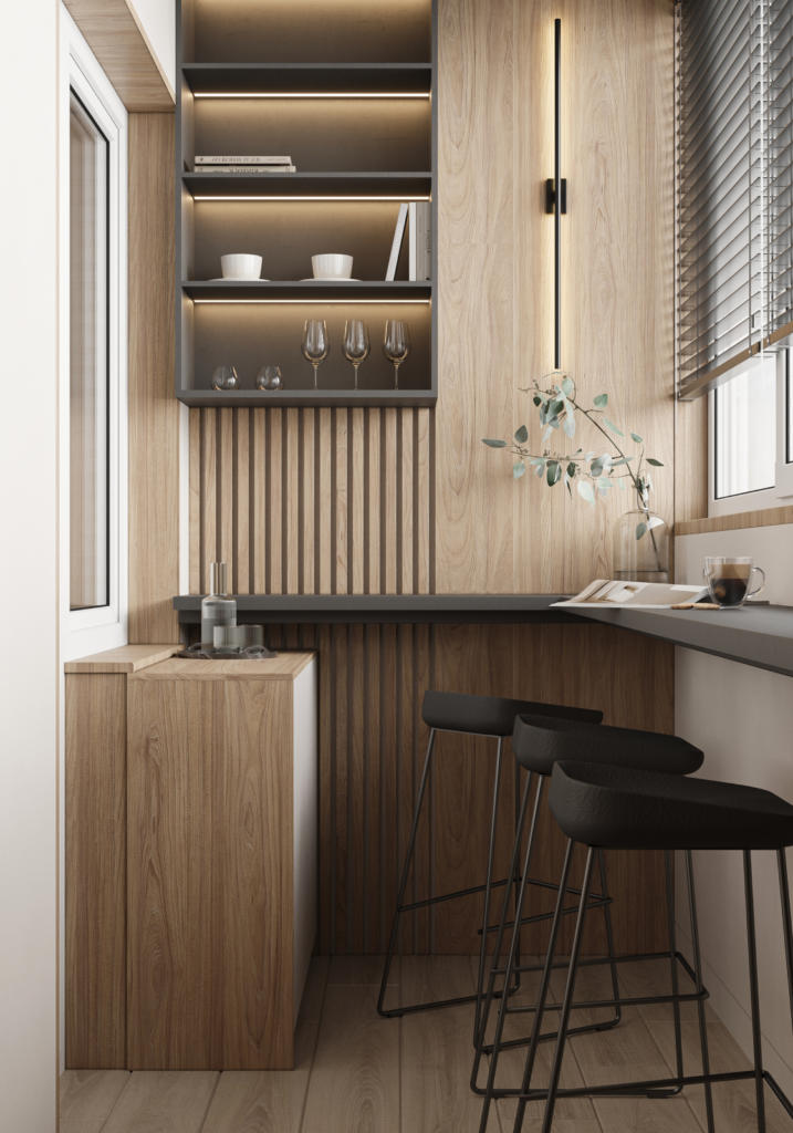 дизайн лоджії