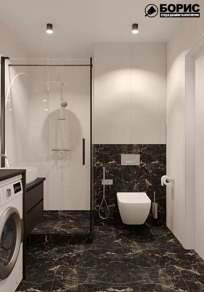 Дизайн інтер’єру ванної кімнати, Фото №4