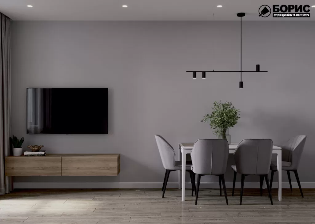 Дизайн интерьера зала, Фото №4