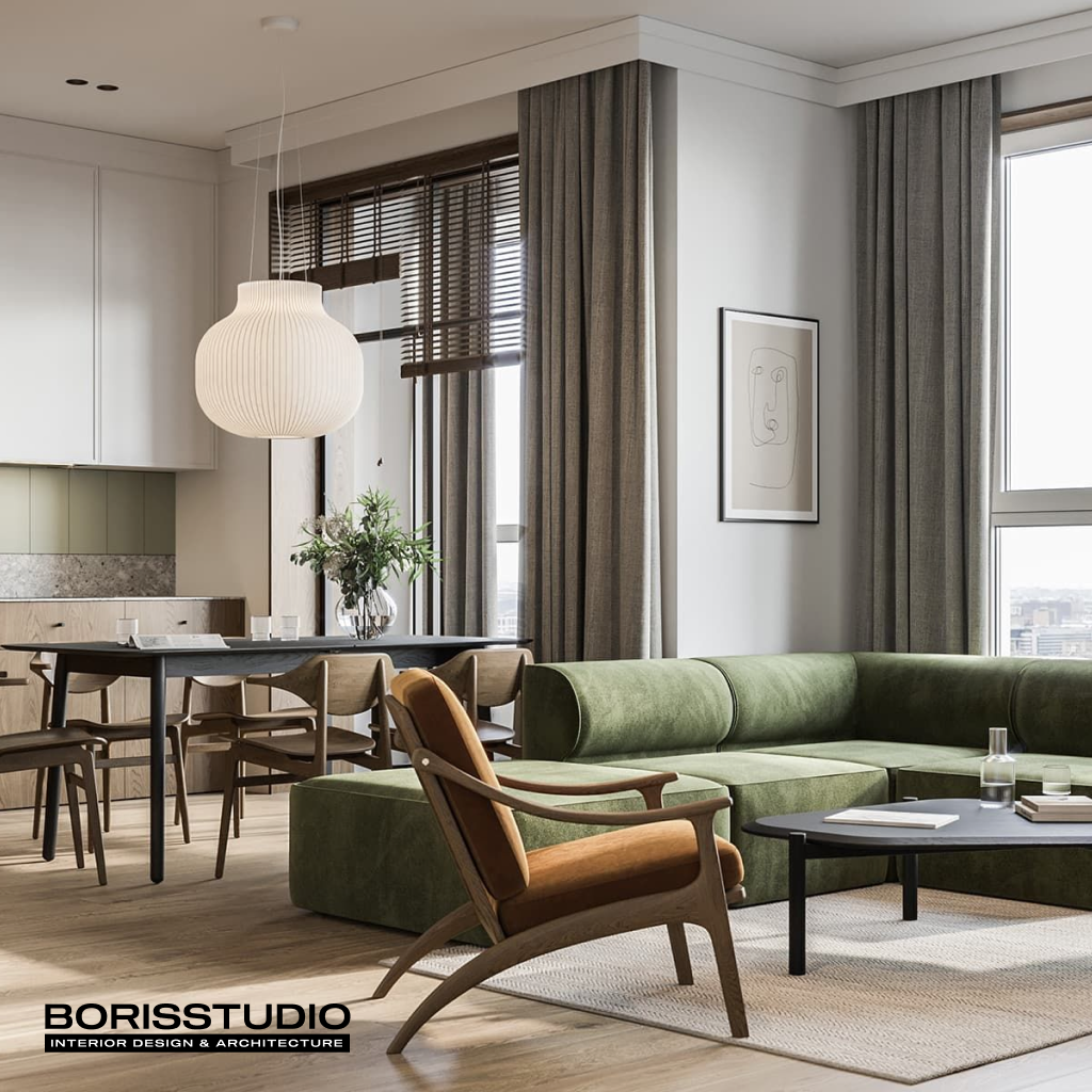 Дизайн интерьера дома в экостиле