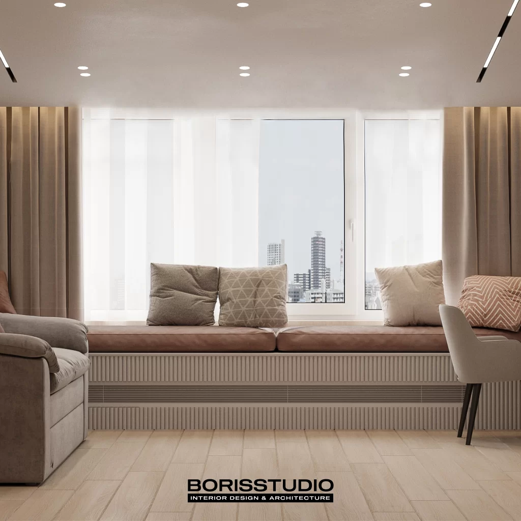 Дизайн-проект квартиры 120 кв м