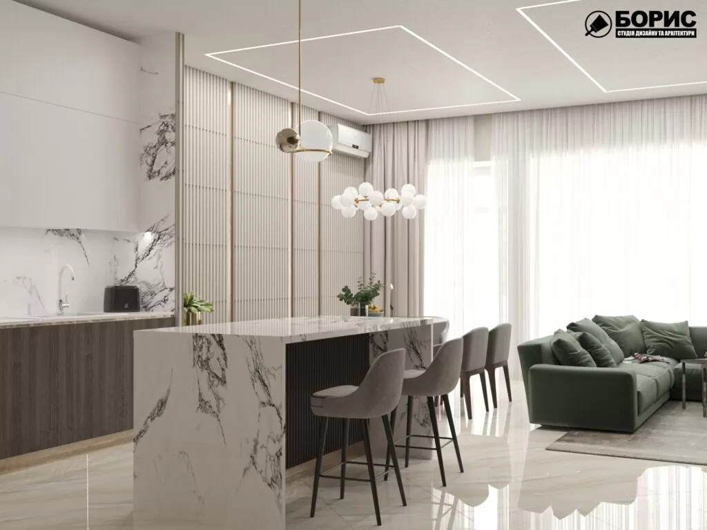 Дизайн-проект квартиры 150 кв м