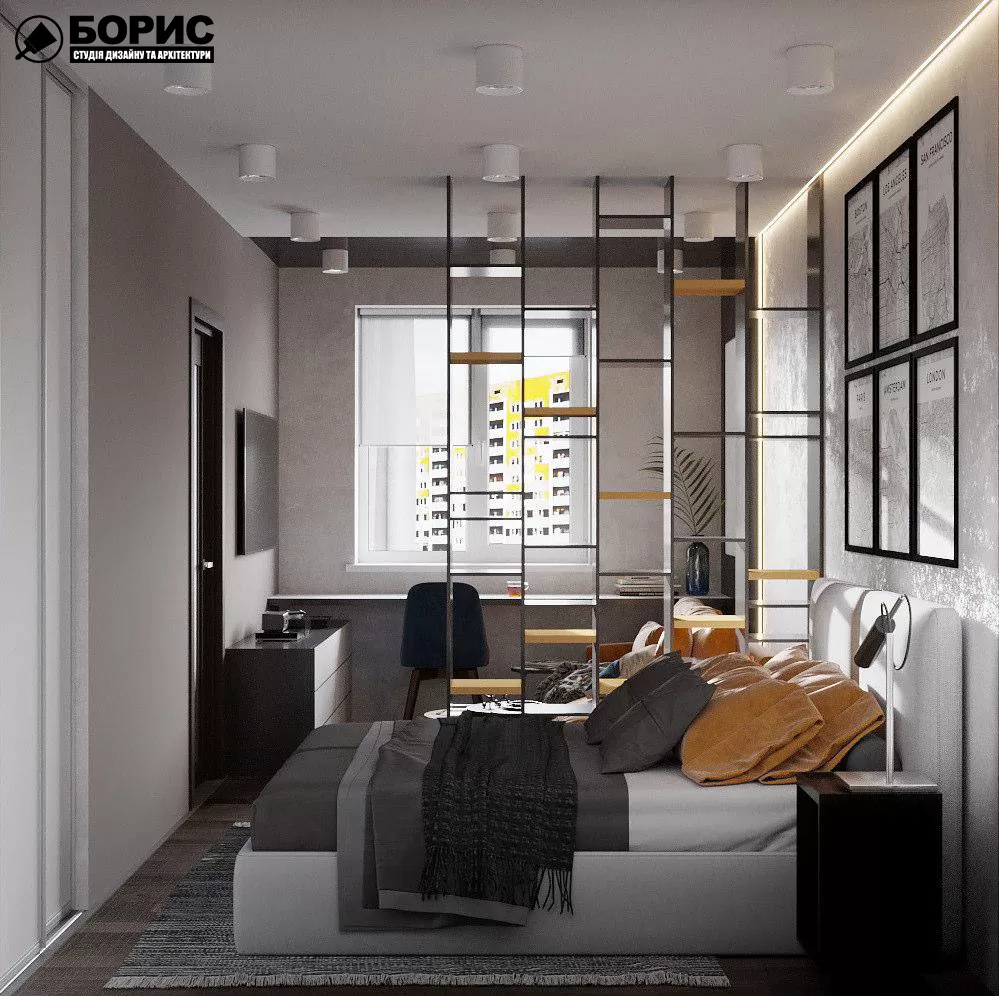 Дизайн інтер’єру квартири 30 кв м