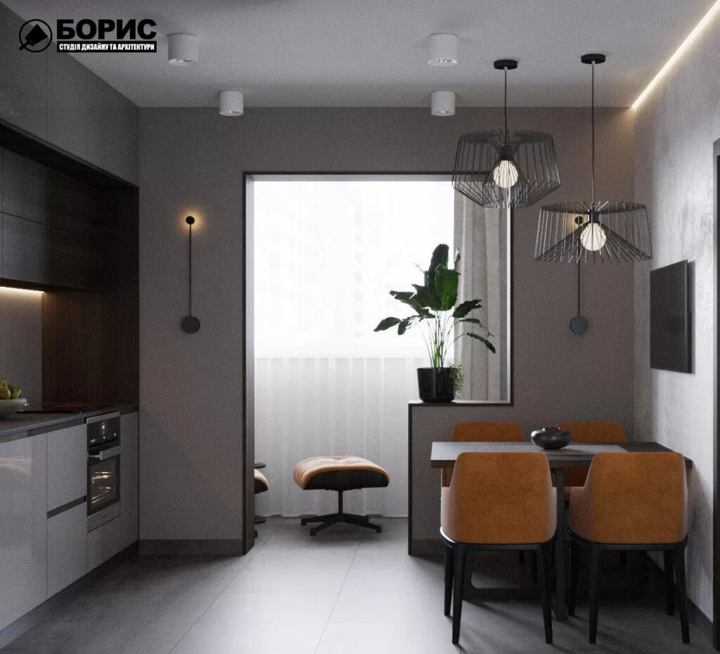 Дизайн-проєкт інтер’єру квартири 30 м2