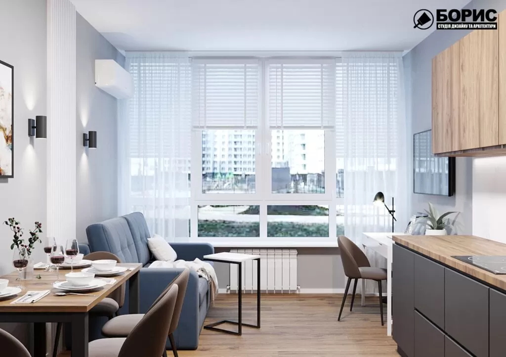 Дизайн интерьера квартиры 40 кв м