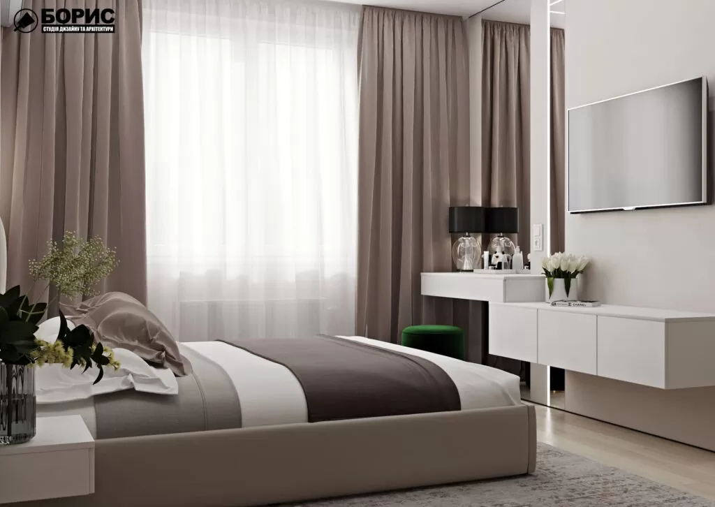 Дизайн интерьера квартиры 55 кв м