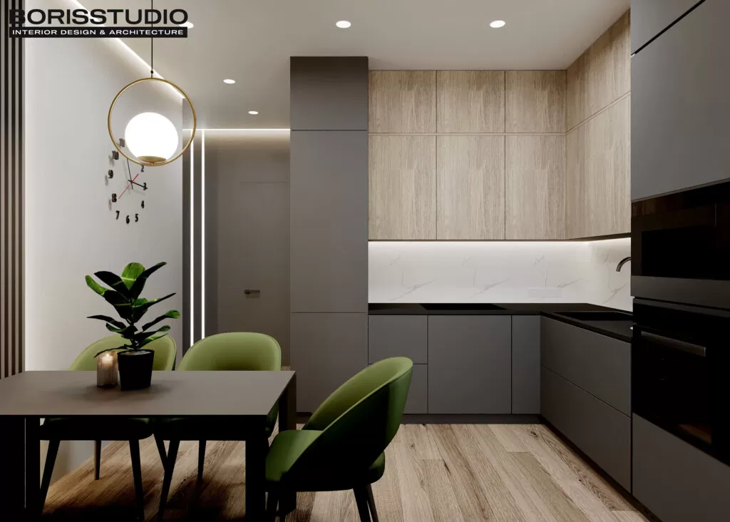 Дизайн інтер’єру квартири 57 кв м