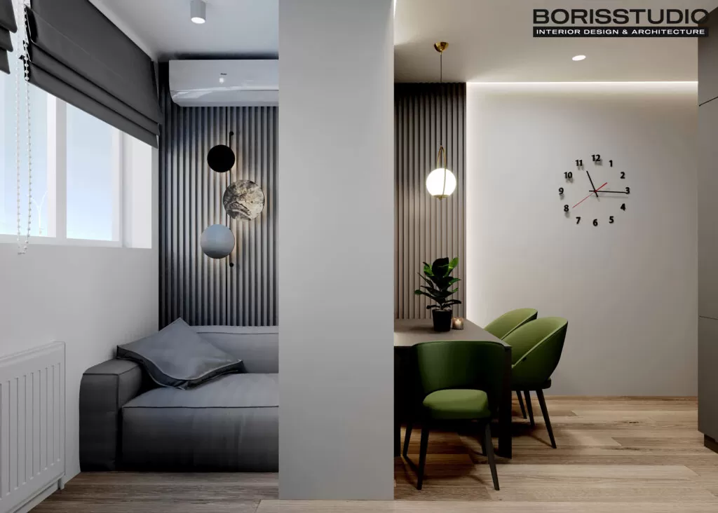 Дизайн-проект квартиры 57 кв м