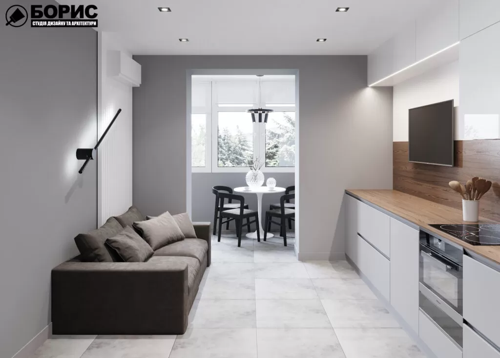 Дизайн інтер’єру квартири 65 м2