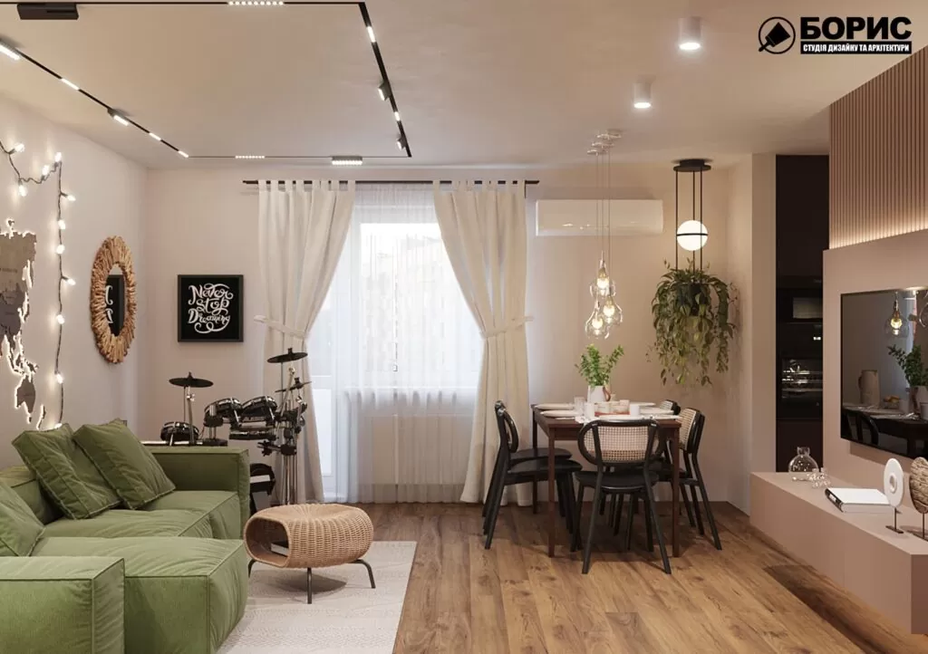 Дизайн интерьера квартиры 90 кв м