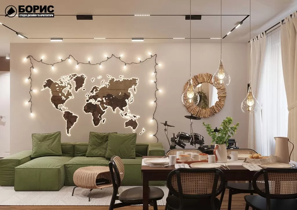 Дизайн інтер’єру квартири 90 кв м