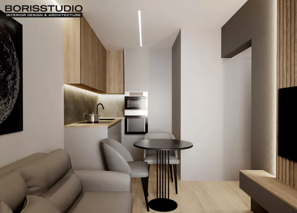 Дизайн квартиры 17 м2