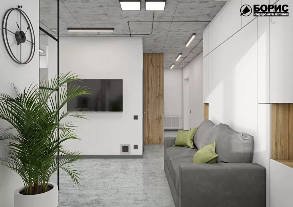 Дизайн-проєкт квартири 33 м2