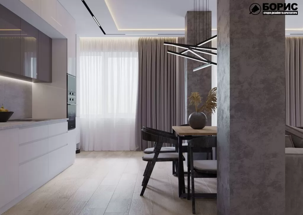 Дизайн-проєкт квартири 63 м2