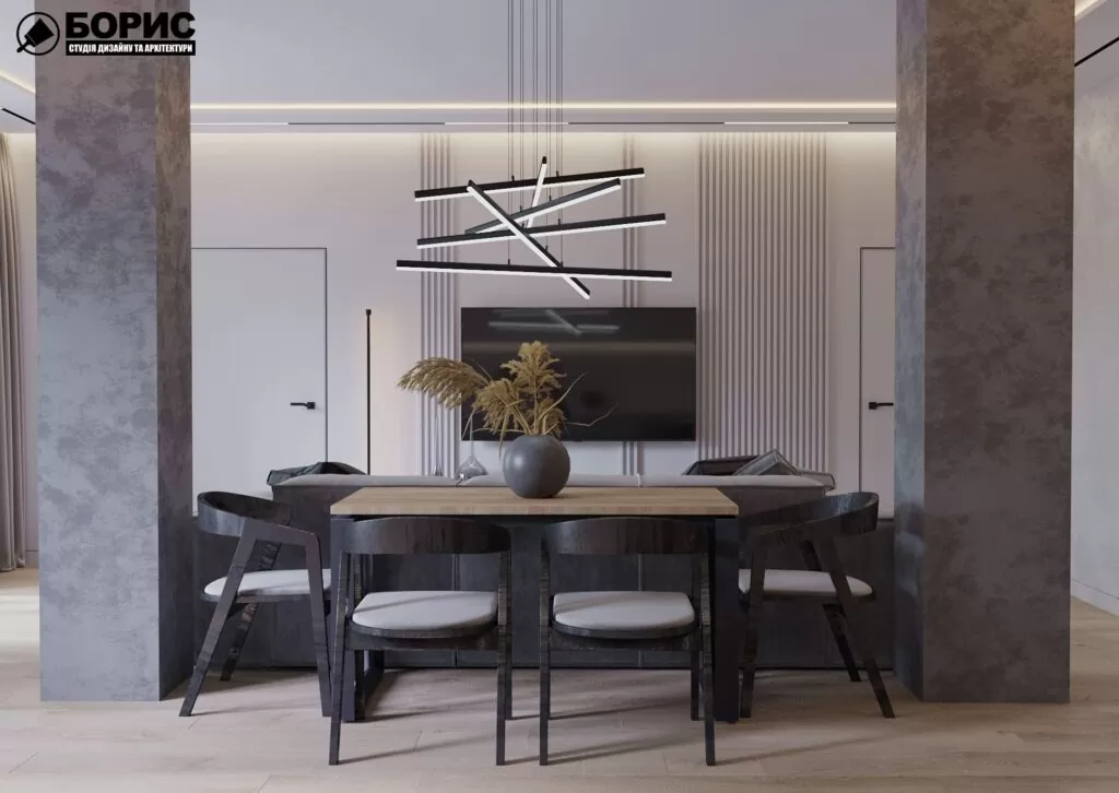 Дизайн интерьера квартиры 63 м2