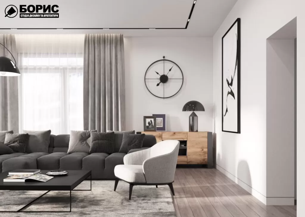 Дизайн-проект інтер’єру будинку в Боярці