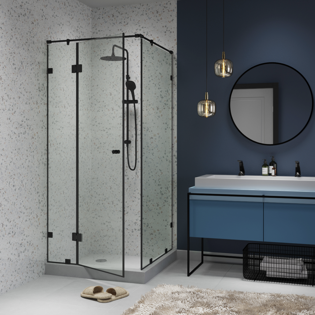 Дизайн ванної з душовою кабіною