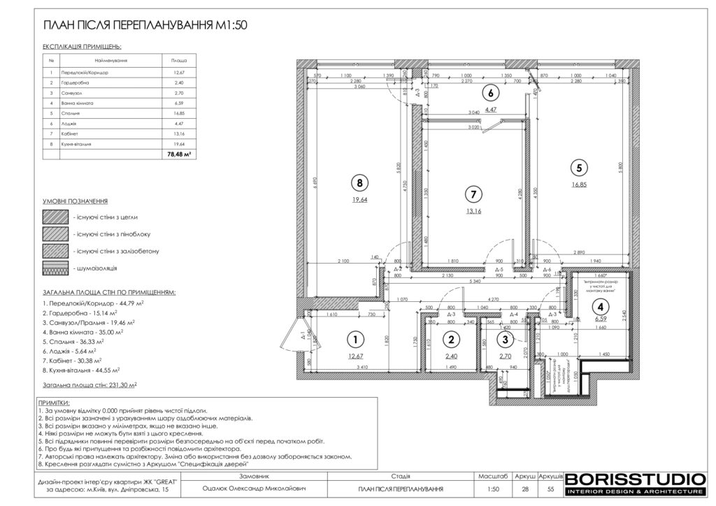 Планування інтер'єру квартири, фото №5
