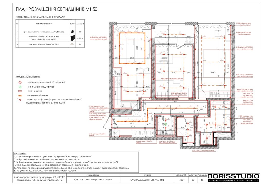 Планування інтер'єру квартири, фото №10