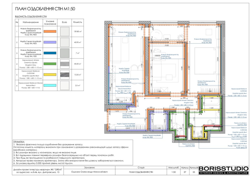 Планування інтер'єру квартири, фото №14