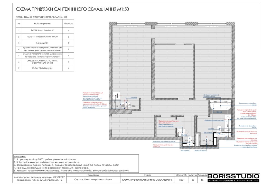 Планування інтер'єру квартири, фото №15