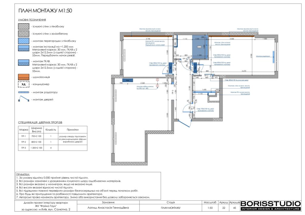 Планування інтер'єру квартири, фото №4