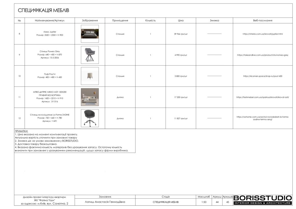 Планування інтер'єру квартири, фото №26