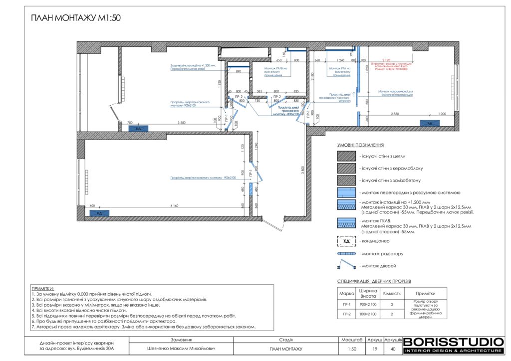 Планування інтер'єру квартири, фото №3