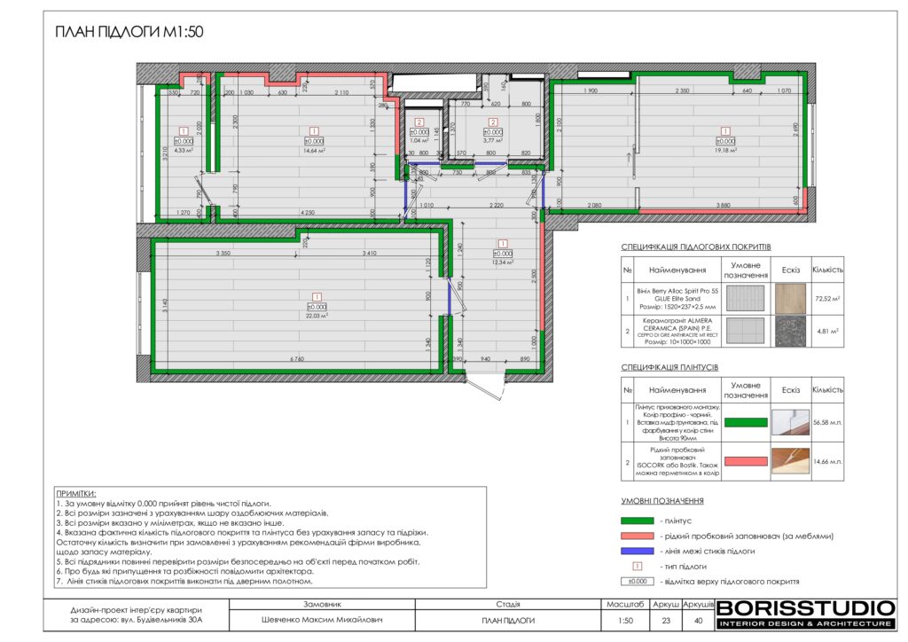 Планування інтер'єру квартири, фото №7