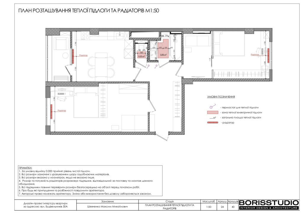 Планування інтер'єру квартири, фото №8