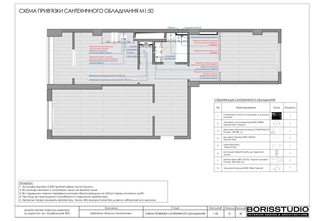 Планування інтер'єру квартири, фото №13