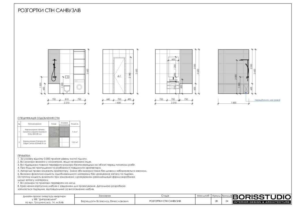 Планування інтер'єру квартири, фото №16