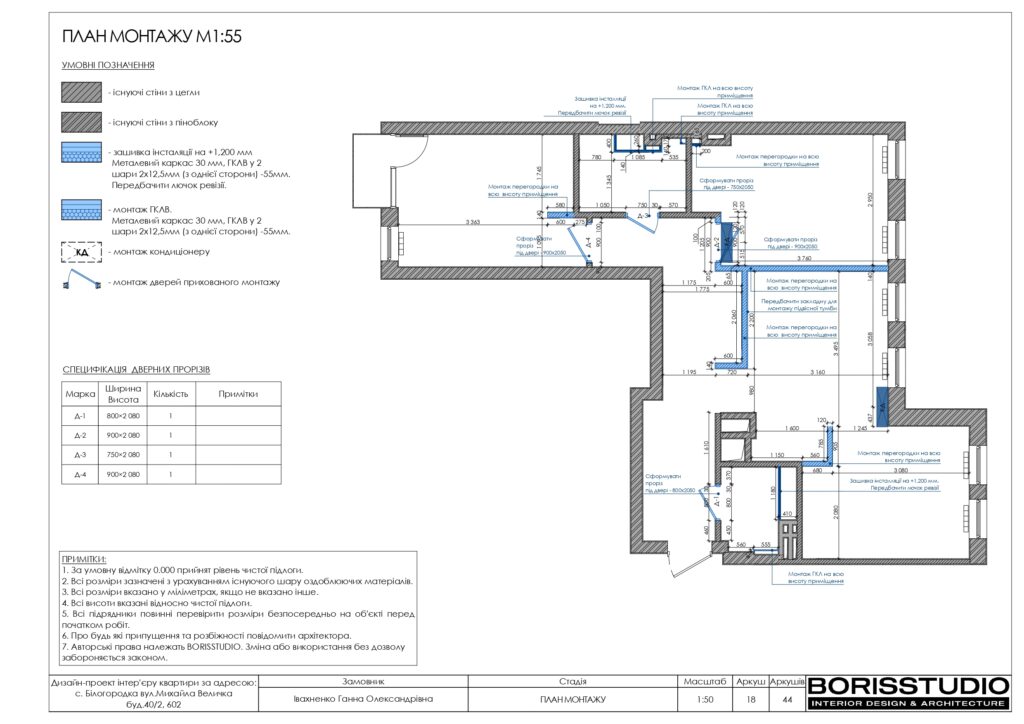 Планування інтер'єру квартири, фото №3