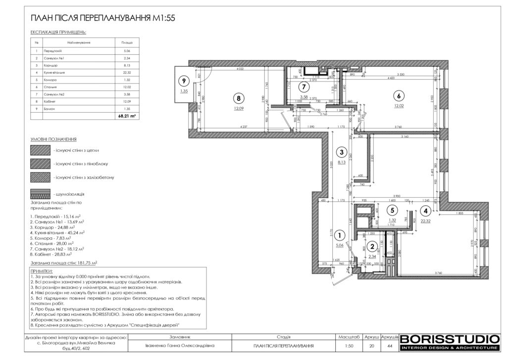 Планування інтер'єру квартири, фото №5