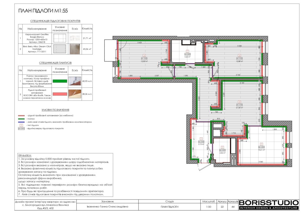Планування інтер'єру квартири, фото №7