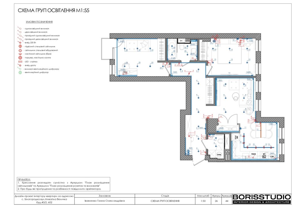 Планування інтер'єру квартири, фото №11
